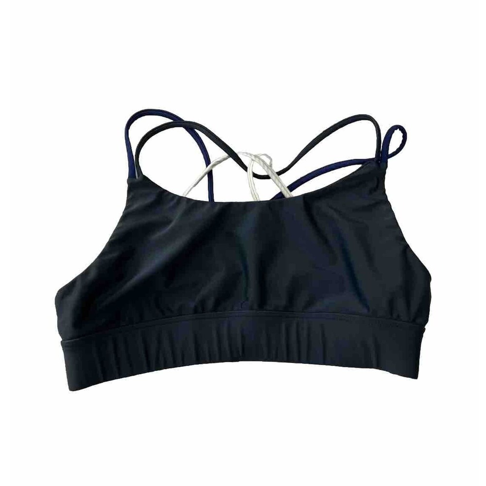 NWT Vie Active Sports Bra Strappy Lola Bra in Gray Women’s Size Medium Msrp $58